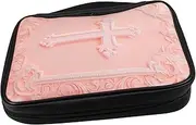FUNNETOYU Classic Bible Book Sleeve Cover Large Capacity Bible Accessory Stretchable Book Covers Letter