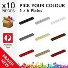10x Genuine LEGO™ - 1 x 6 Plates - 3666 New Plate Parts