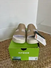 Crocs Getaway Platform Glitter H Strap Size 9 NWT