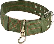 NDNCZDHC Adjustable Goat Collars, Small Canvas Cow Horse Sheep Pet Collar, Goat Supplies for Farm Animal Accessories (Large)
