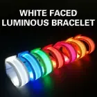 Led Light-Up Wristbands Glow-In-The-Dark Bracelets Nylon Flash Light-Up Arm B ZM
