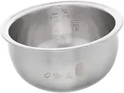 SOLUSTRE Stainless Steel Non-Stick Inner Pot for Rice Cooker Cooking Container Even Heat Distribution for Family Meals Easy to Clean Rice Cooker Accessory