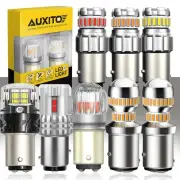 2X BAY15D 1157 AMBER WHITE RED LED BRAKE STOP TAIL LIGHT BULBS GLOBE 12V AUXITO (for: Porsche)