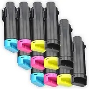 [ExtraPrint] 12 Pack [3BK,3C,3M,3Y] Compatible Toner Cartridges for Fuji Xerox DocuPrint CM315, DocuPrint CP315, DocuPrint CM315z, DocuPrint CP315dw (CT202610-CT202613) - 6,000 Pages for Each