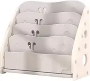 Multi-Layer Storage Rack Floor-Standing Small Bookcase Children's Bookshelf Picture Book Storage Rack for Nursery/Classroom