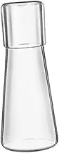 B Baosity Bedside Water Carafe and Glass Set Juice Pitcher Dining Table Carafe Night Carafe Pitcher for Bedroom Restaurant Countertop