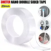 20mm Reusable Double Side Nano Tape Trackless Clear Adhesive Invisible Anti-Slip