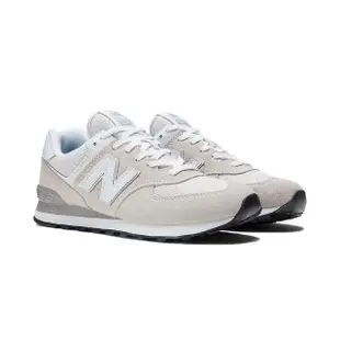 【NEW BALANCE】NB 574 男鞋 女鞋 米灰色 麂皮 反光 運動 休閒鞋 ML574EVW