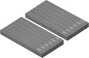 uxcell Compressed Charcoal Sticks, 12 Pack 2H/2B/4B/6B/8B/HB Art Supplies Sketch Square Stick for Artist Drawing Sketching Shading Painting, Black