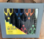Scribblers Sassy Scissors Collection - Set of 6 Craft Scissors Scrapbooking