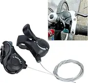 1 Pair TX30 Thumb Gear Shifter,Outdoor Mountain Bicycle TX-30 Thumb Gear Shifters 3X7 Speed Shift Lever and Set/66