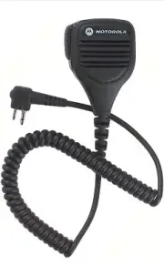 Motorola PMMN4013A Microphone, Remote Spealer Mic, RX-JACK( 2 PIN)