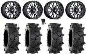 MSA ThunderLips 14" Wheels Machined 28" MT410 Tires Polaris Ranger XP 9/1K