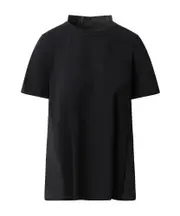 panelled T-shirt 1 Black