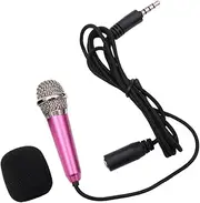 HONITANO Portable Mini Condenser Microphone K Song Artifact for Mobile Phone PC Lightweight Handheld Mic for Voice Recording Karaoke Internet Chatting Random Color