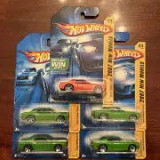 2007 Hot Wheels #1 New Models DODGE CHALLENGER CONCEPT VARIOUS STYLES LOT OF 5