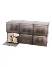 [Joseph Joseph] Premium Shoe Storage Box 6 Pack in Beige