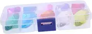 HONMEET 10pcs Acrylic Boys and Girls Gems Toys Diamond Gems for Girls Non-toxic Safe Diy Accessories Set with Storage Box