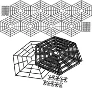Pond Protector Net,Floating Pond Fish Protector - Heron Repeller, Hexagonal Safety Mesh, Protective Tools Against Cats Seabirds for Garden