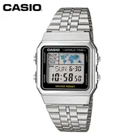 在飛比找蝦皮商城優惠-【CASIO】A500WA-1 復古造型電子錶/全球地圖世界