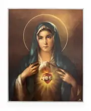 Immaculate Heart of Mary 8" x 10" Unframed Print Picture Poster Wall Art Imagen