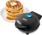 Mini Waffle Maker - 4” Waffle Mold, Nonstick Waffle Iron with Quick Heat-Up, Non