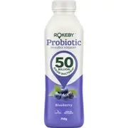 Rokeby Probiotic Filmjolk Yoghurt Blueberry 750g