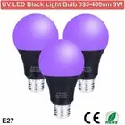 9.5W 385-400nm E27 UV LED Blacklight Bulbs Fluorescent Bar Club Party Lamp Light