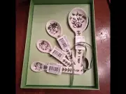 Portmeirion Botanic Garden Porcelain Measuring Spoons set of 4