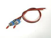 2 BBT Vintage Style Pre Wired On/Off 12 volt 10 amp Mini Toggle Switches