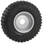 Generic Go Kart Tires and Rims, 6PR 16x8-7 ATV Tires with 3 Holes Rim, 7 Inches Rubber Go Kart Wheel for Quad, ATV, UTV, Buggy, Drift Trike, 4 Wheelers, Mini Bike, Lawn Mower