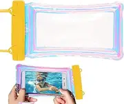 Mxshc Cellphone Dry Bag - Reusable Protective Case with Lanyard,Screen Touchable Diving Pouch, Travel Accessories for Daily Use, Outdoor Activities