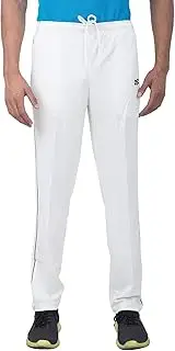 [DSC] 1501415 Flite Cricket Pant for Men | Polyester Pant | Cricket Kit | Suitable for Batting, Bowling, Fielding and Wicket Keeping | Off White Pant | Size: XL