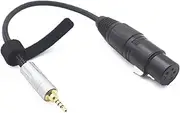 Youkamoo 2.5mm to 4 Pin XLR Balanced Headphone Audio Adapter Cable for AK240 AK380 AK320 DP-X1 X5III XDP-300R