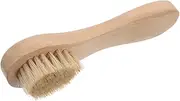 Healeved Bath Brush Hat Helmet Bag Massage Cleaning Brush Tote Bag Mesh Accessories Embedded Repairer Hydrating Brush Tool Cleaning Brush Hub Cover Decor Light Brown Wooden