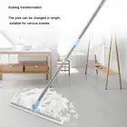 Long Handle Floor Scrub Adjustable Foam Squeegee Magic Broom Scrubber Silicone