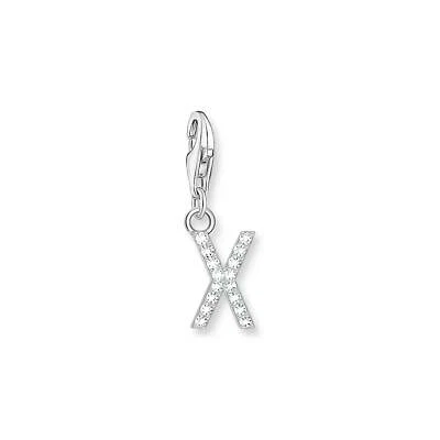 Genuine THOMAS SABO Charm Pendant letter X silver