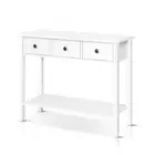 NEW Artiss Hallway Console Table Hall 3 Drawers White