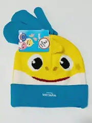 Baby Shark Winter Hat and Glove Set Beanie Set Kids Gift New Gorro Guantes Nuevo