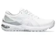 Asics Golf Gel Kayano Ace 2 Women's Golf Shoes 100 White Silver 7 M
