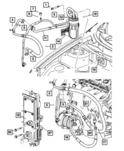 Genuine Mopar Air Conditioning Accumulator 5140325AA