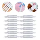 12 Pcs Sheet Buckle Bed Clips Straps Grippers Fasteners Keep Bedsheet