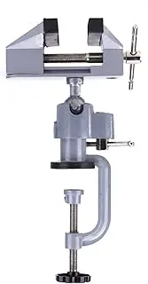 Mini Multifunction 2 In 1 Table Vise Bench Vice Aluminium Alloy 360 Degree Rotating Universal Clamp Units Vise Hand tool accessories