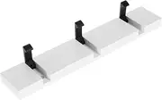 BESTYASH Space-Saving Wooden Coat -Mounted Hangers Modern Hat Hooks Folding Hooks for Living Room Hallway