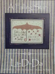 LA-D-DA Cross Stitch A Falling Star Chart