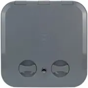 Access Hatch Caravan Boat Locker Hatch Grey 380 x380 + Lock Europa MADE IN ITALY