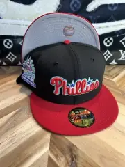New Era 7 1/2 Hat Club 2024 Phillies Spring Training Fitted Hat Black Sold Out