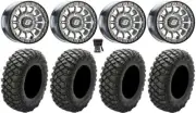 Sedona Sano Bdlk 15x7 Wheels Ct 35" Crawler XG Tires RZR XP 1000 / PRO XP