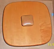 NEW in BOX Longaberger Classic Finish Medium Spoon Basket Woodcrafts Lid # 51110