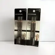 2 Pk Covergirl Easy Breezy Brow Fill + Define Pencils+Sharpener #510 Soft Brown